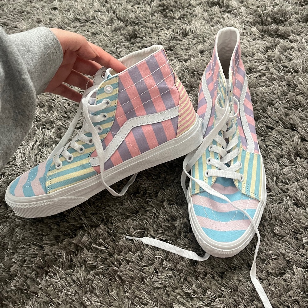 Vans multicolored high tops